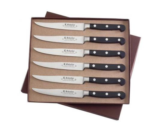 z K Sabatier Flatback Steak Knives in Gift Box